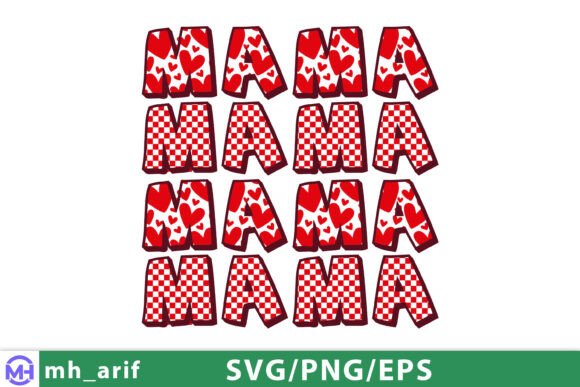Mama Mom Mother Trendy T-Shirt Design