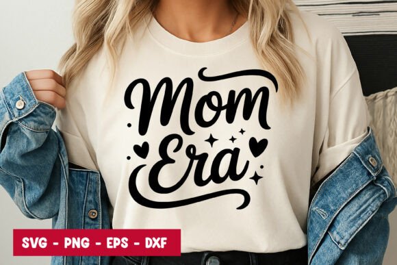 Mom Era Script Typography SVG PNG