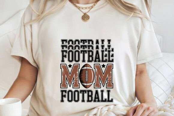 Retro Football Mom Sports T-shirt SVG